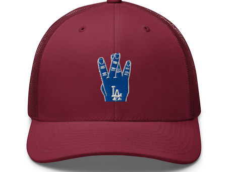 The Ultimate Blue Westcoast LA Los Angeles Logo Embroidered Trucker Hat: The Ideal Blend of Quality and Style for Outdoor Enthusiasts