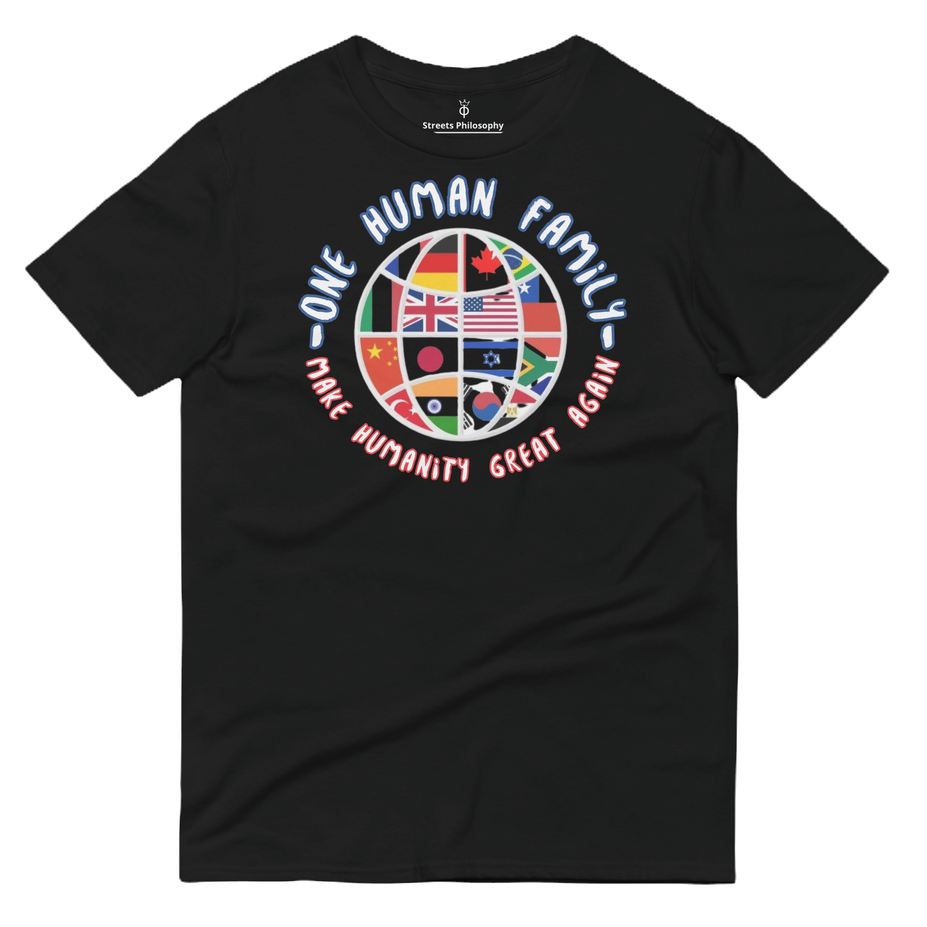 ONE HUMAN FAMILY Make Humanity Great Again T-Shirt