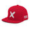 Thumbnail: LETTER X Snapback Hat PARENTAL ADVISORY on the side