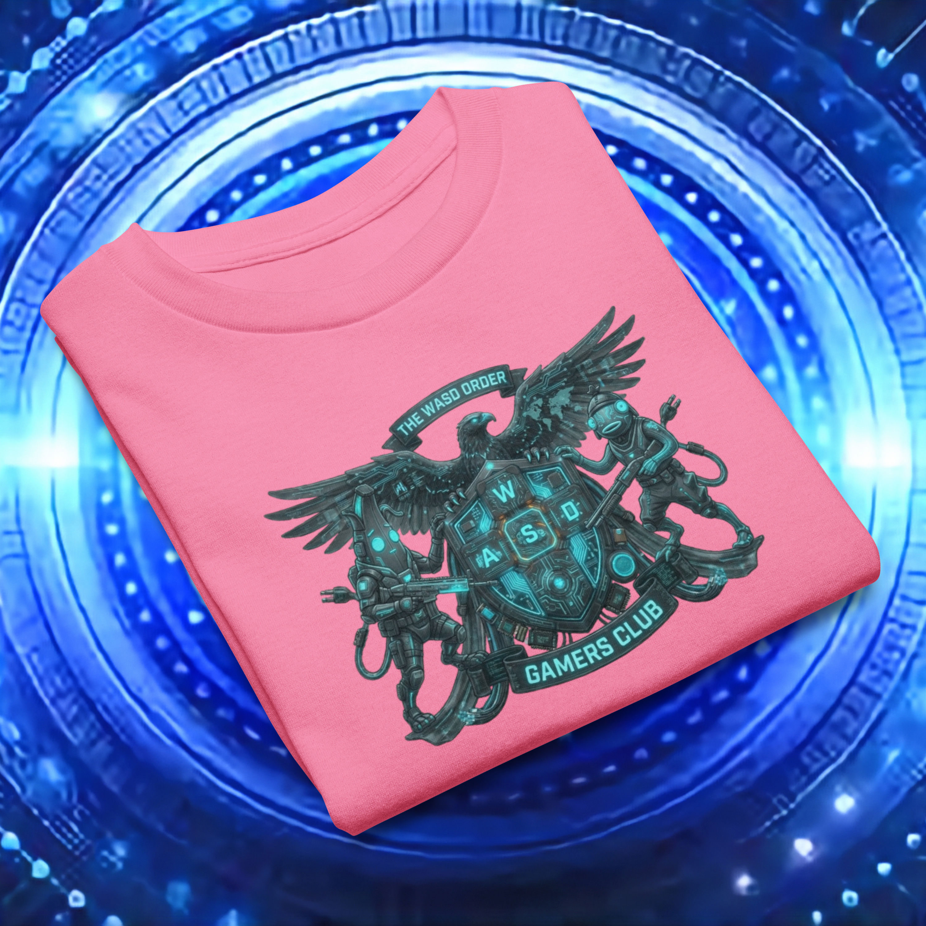 W-A-S-D Club Gaming T shirt  YOUTH