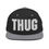 Thumbnail: THUG Bold Statement Classic Snapback Hat AK47 logo on the side