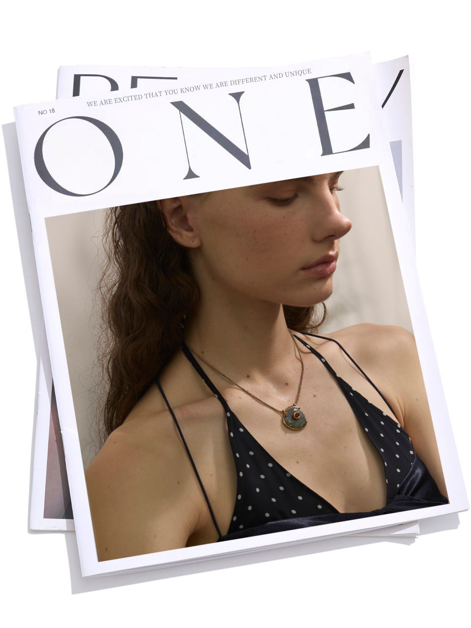 Thumbnail: Natural Spectrolite Agate Stone Oval Pendant Necklace for Women Golden Sta