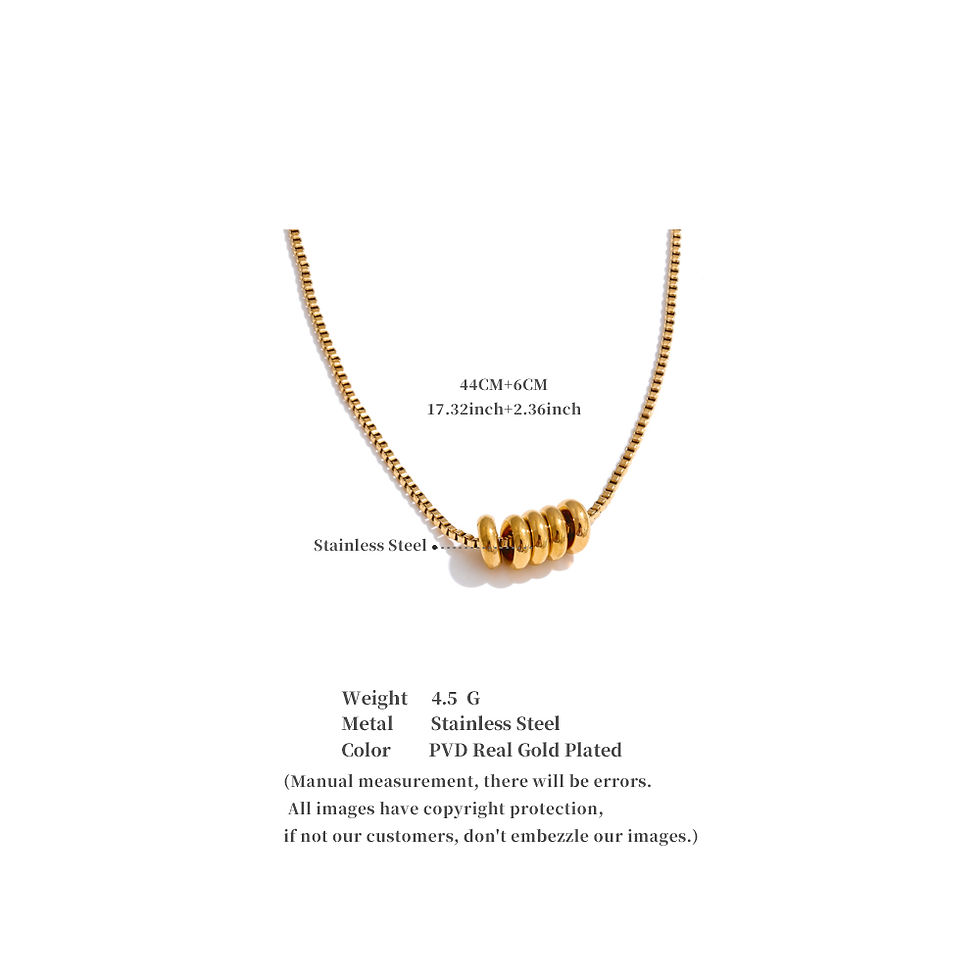 Thumbnail: Zirconia Tag Stylish Unique Round Removable Necklace Pendant 316L Stainles