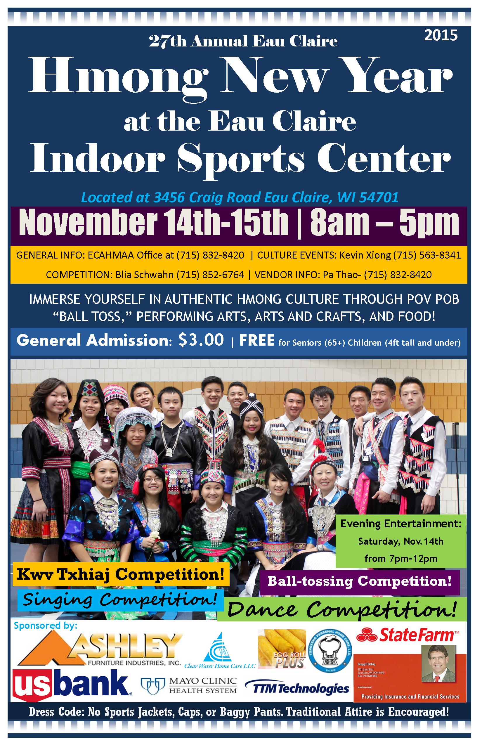 New Location For 2015 Annual Hmong New Year Celebration