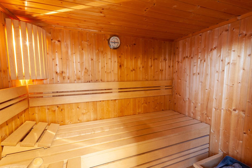 Ferienhaus Windsbraut Glowe auf Rügen - Sauna