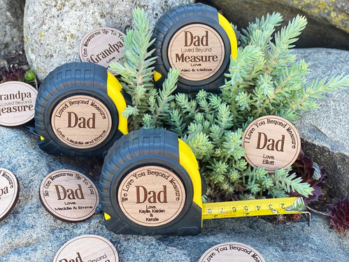 No One Measures Up Personalized Tape Measure, Gifts for Dad, Father's ...