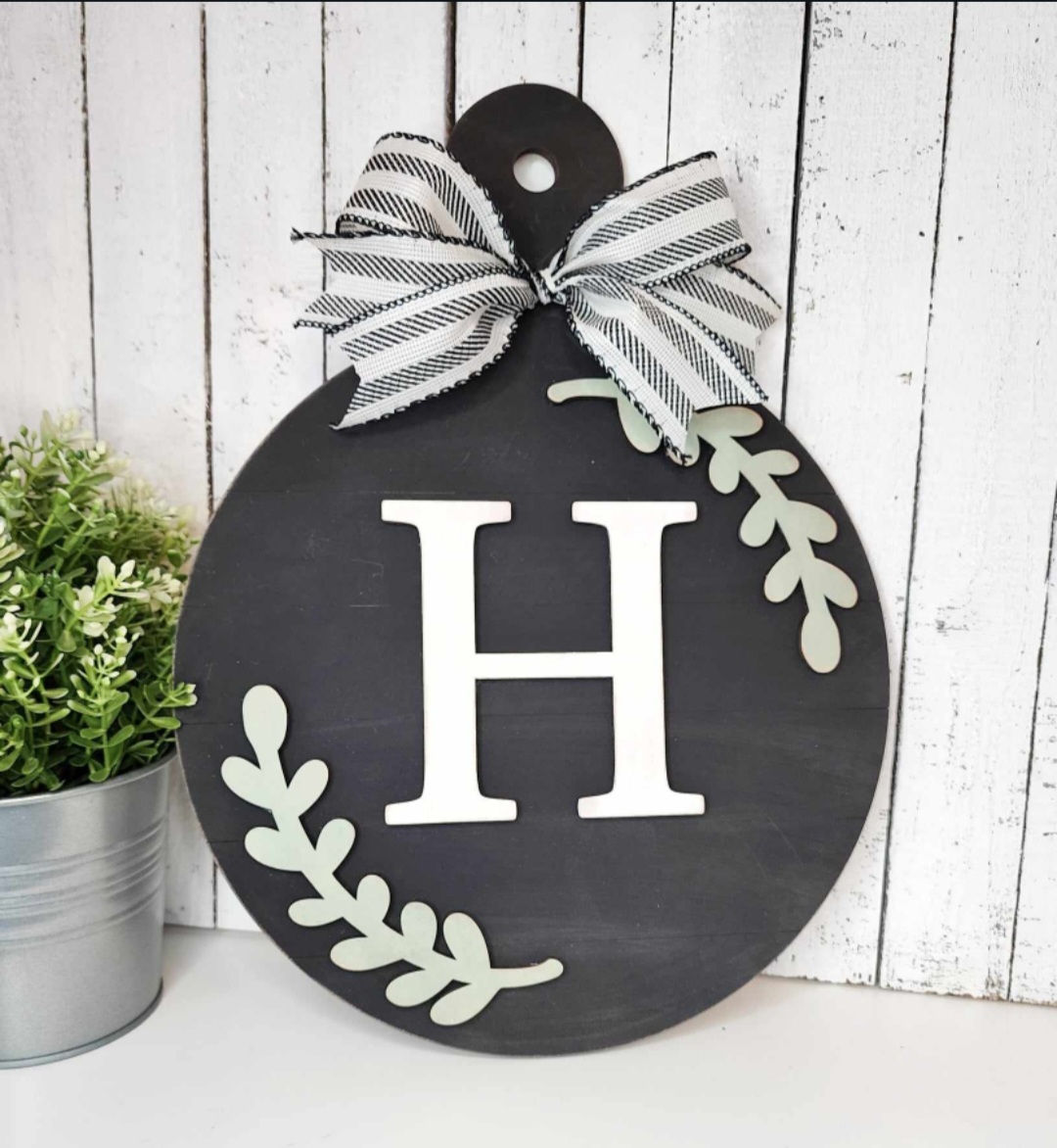 Custom monogram bread board DIY kit