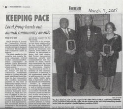 2007 - Article - Keeping Pace Local Group hands out annal community award