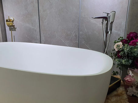 Bồn tắm ngâm Takumizima JK-303M Acrylic cao cấp – Thiết kế Free Standing sang trọng cho phòng tắm hiện đại