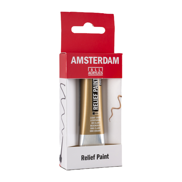 Thumbnail: Relief Paint 20 ml Light Gold 802