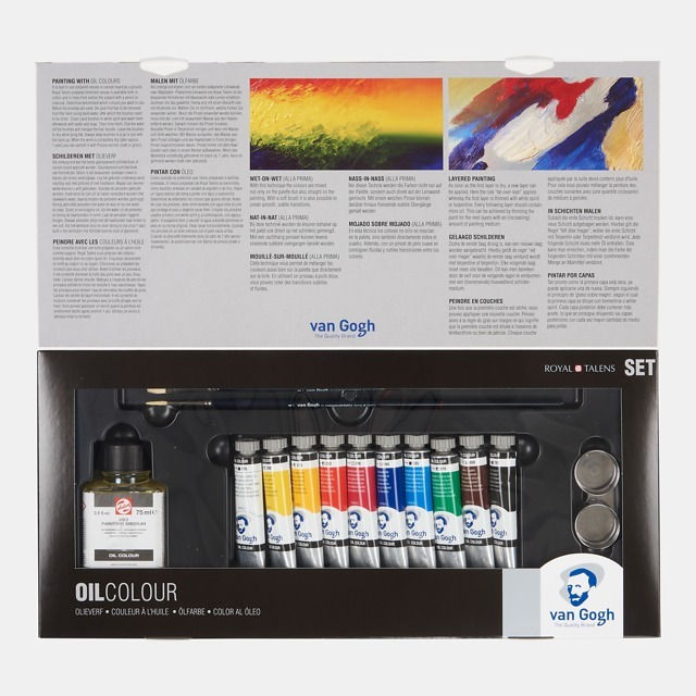 Thumbnail: Oil Colour Advanced Set | 10 x 20 ml + accessories