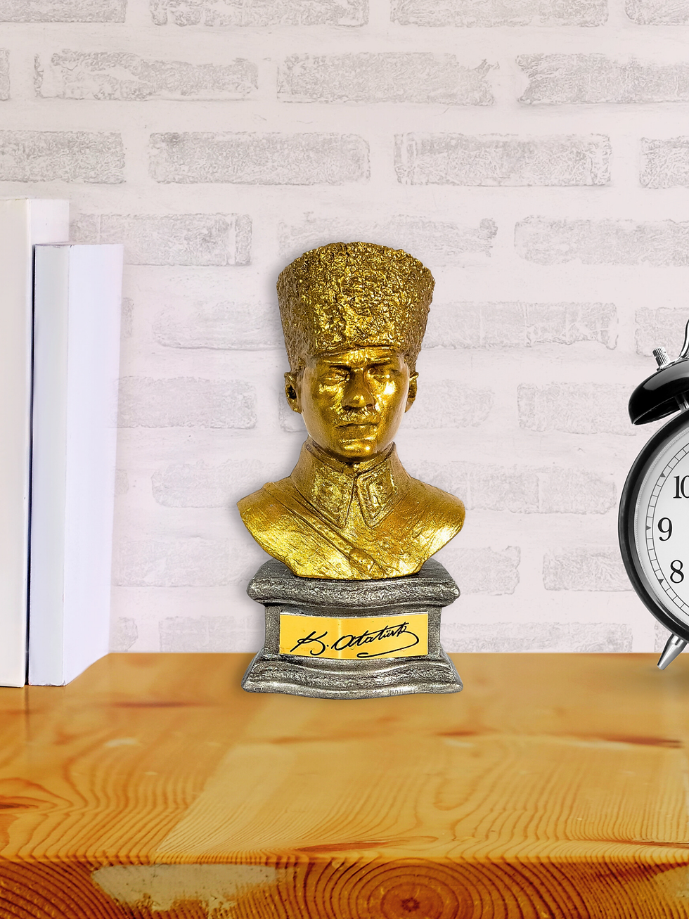 Bronz Atatürk Taş Tozu Obje