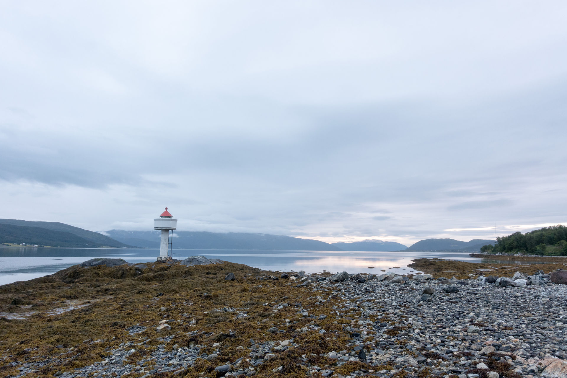 Leuchtturm nördlich von Tromsø
