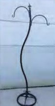 W49-147Z PC WAVY RD BASE DOUBLE HOOK
