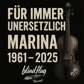 blind.flug Records Cover für immer unersetzlich