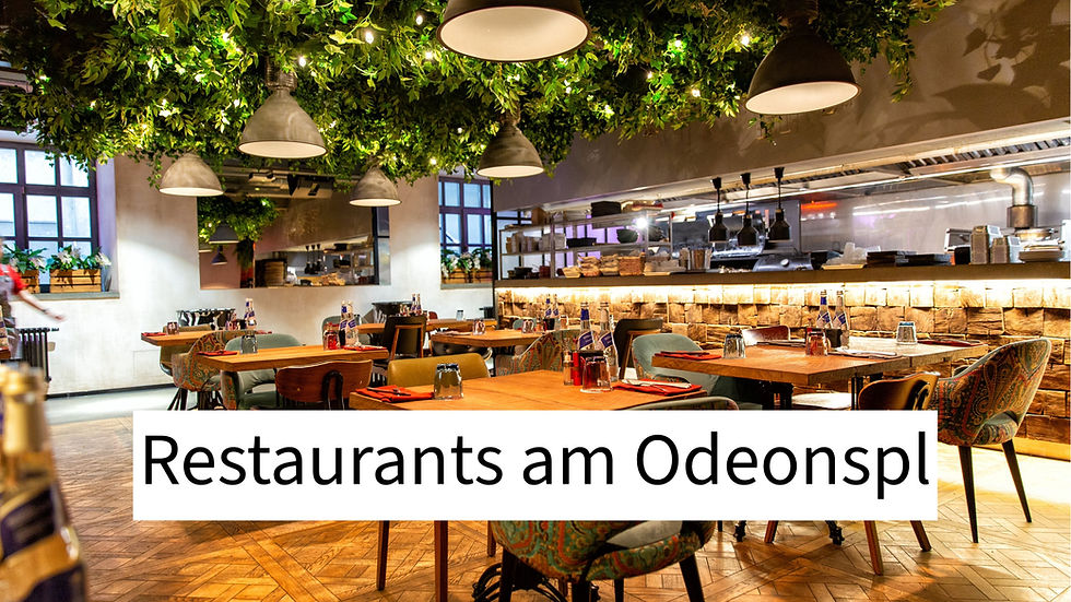Die besten 10 Restaurants am Odeonsplatz in München - Eine kulinarische Entdeckungsreise: 