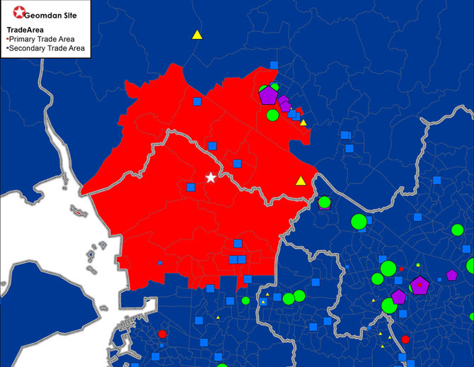 Estimating Retail Sales with GIS & the Huff Gravity Model (Sample)