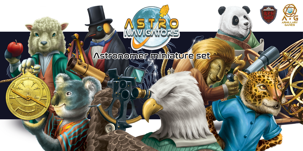 Astronomer miniature set