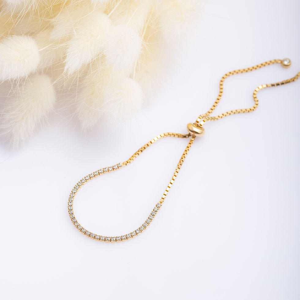 Thumbnail: Junaid Collection Adjustable Crystal Tennis