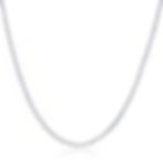 Junaid Collection Classic Crystal Tennis Necklace (Silver)