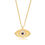 Thumbnail: Sapphire and Cubic Zirconia Evil Eye Design