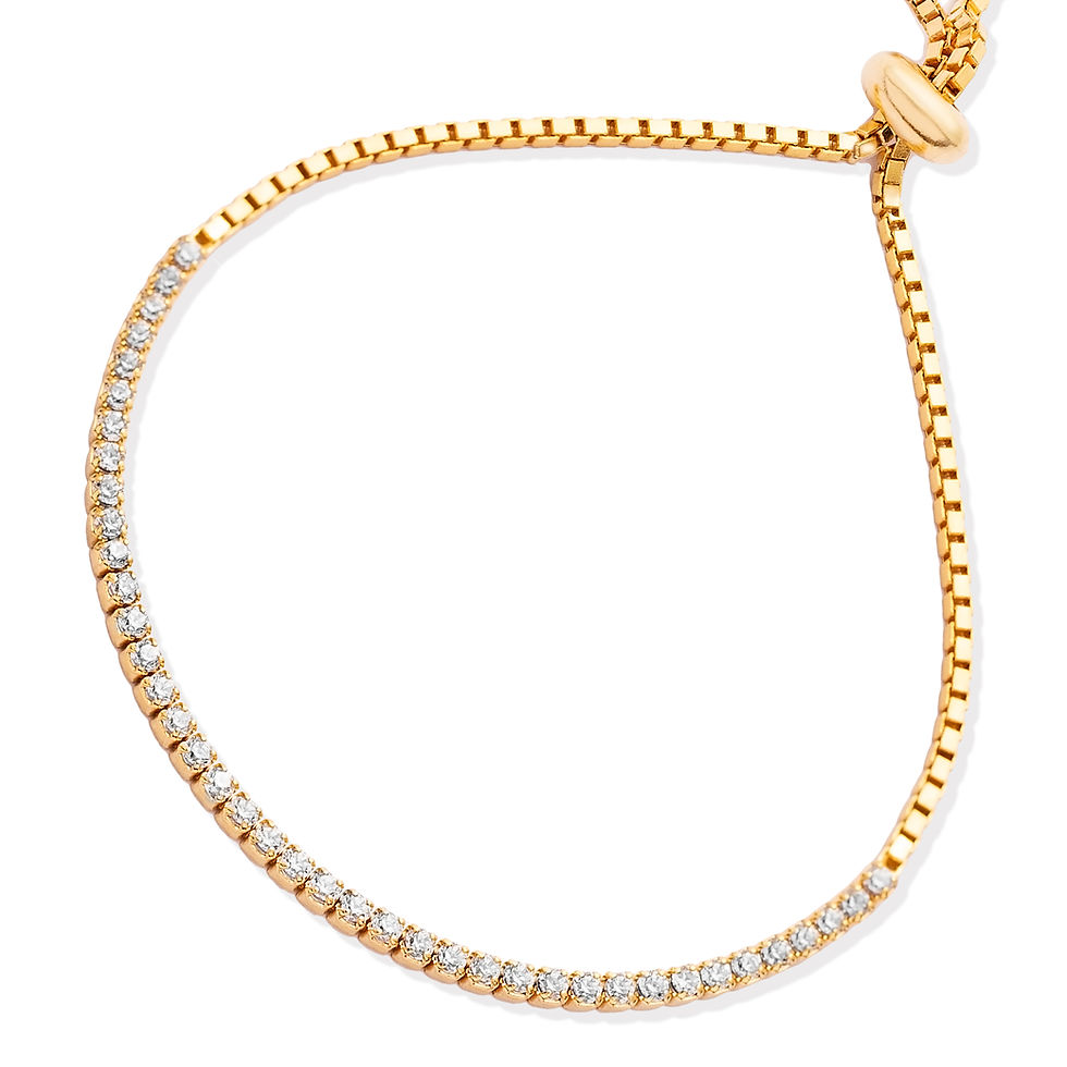 Thumbnail: Junaid Collection Adjustable Crystal Tennis