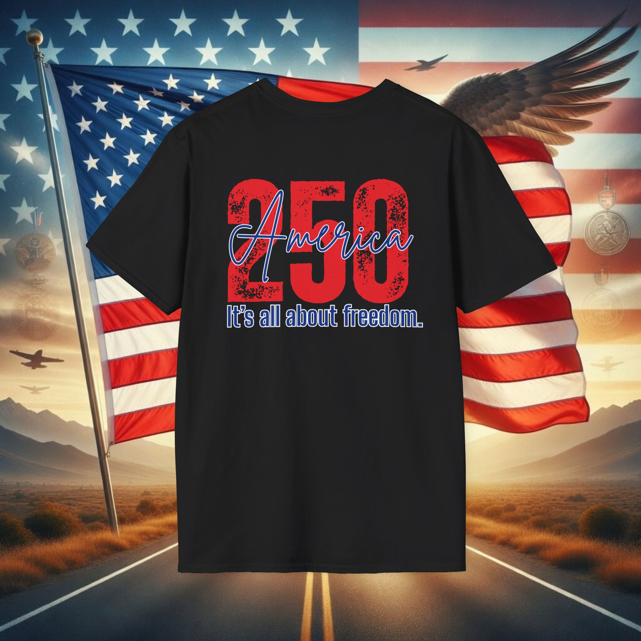 America 250 Veteran Reinforcements T-Shirt — Patriotic Military Support Tee