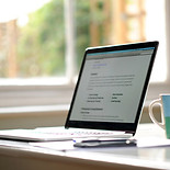 Laptop On Desk