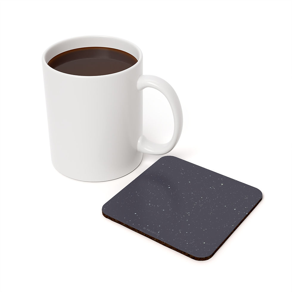Thumbnail: Be The Light Expansive Cork Coaster | 4-Set
