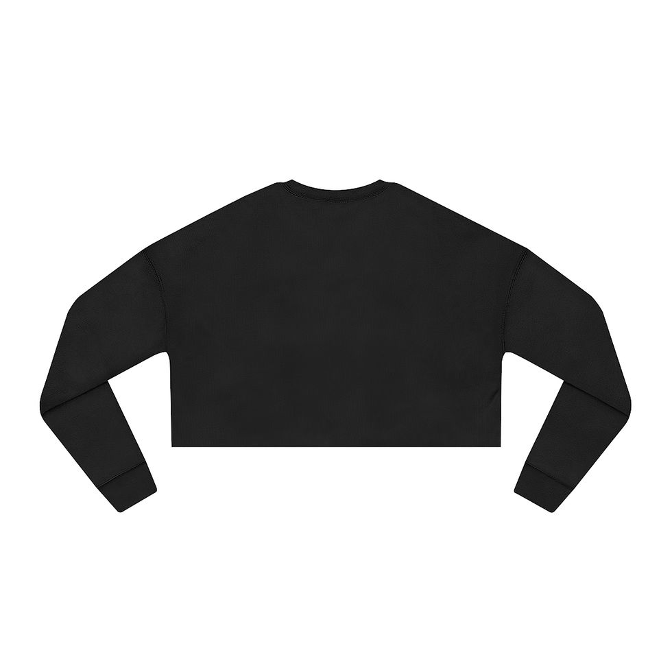 Thumbnail: Good Vibes Only Women's Cropped Sweatshirt