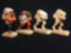 Voyageurs (painted and unpainted)