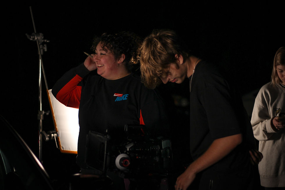 On the set of a Class Project
