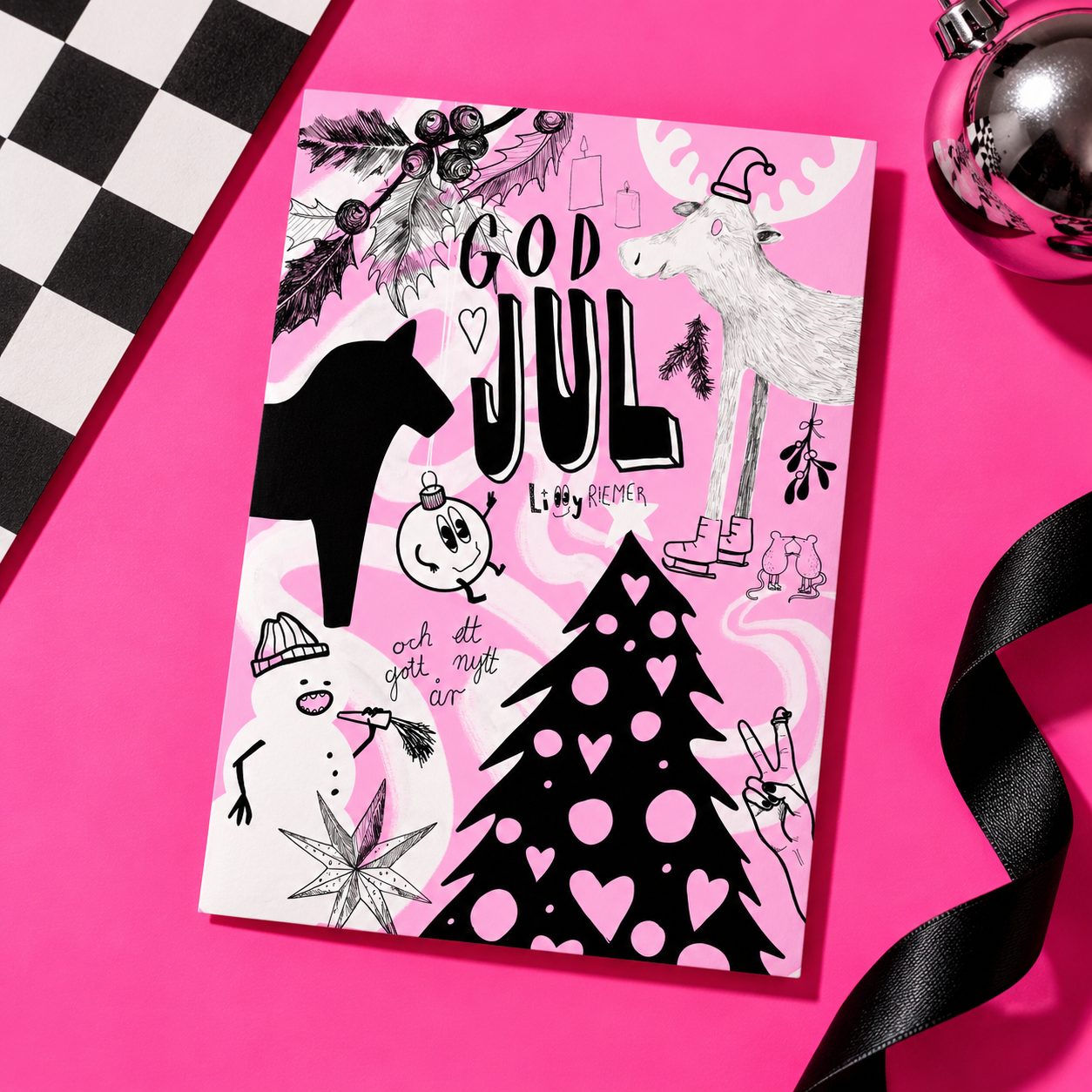 Christmas Card 2023 - God Pink Jul