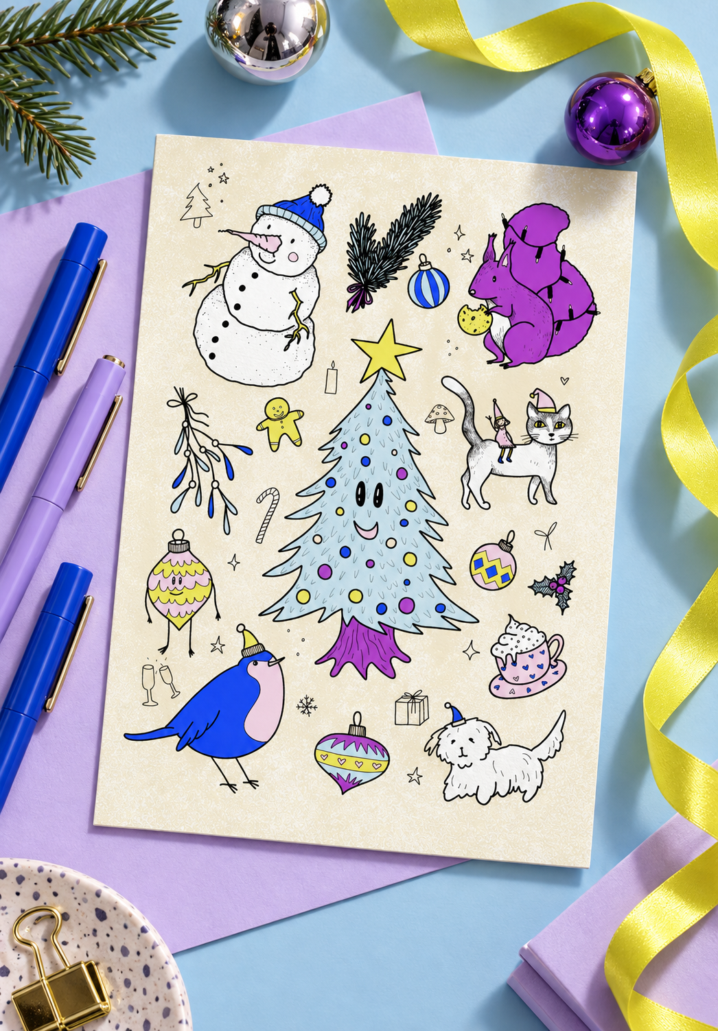 Christmas Card 2025 - Little Creatures