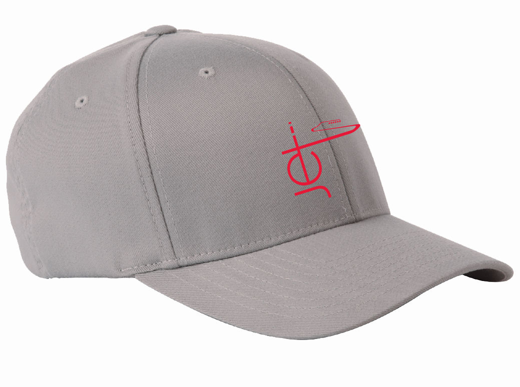 Hat - Gray/Red