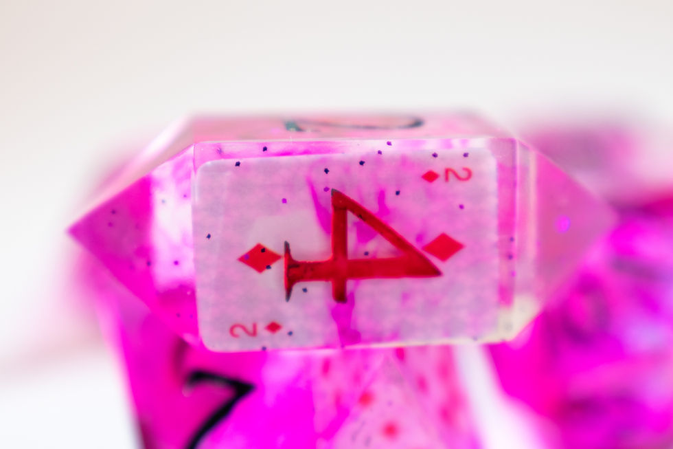 Thumbnail: "Ragin' Cajun" Full JUMBO Dice Set