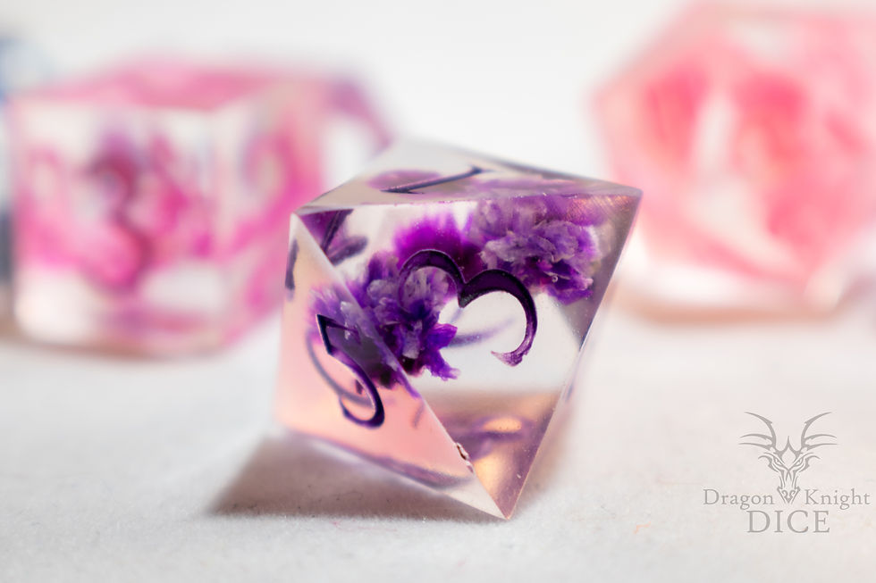 Thumbnail: "Flowery" Full Dice Set