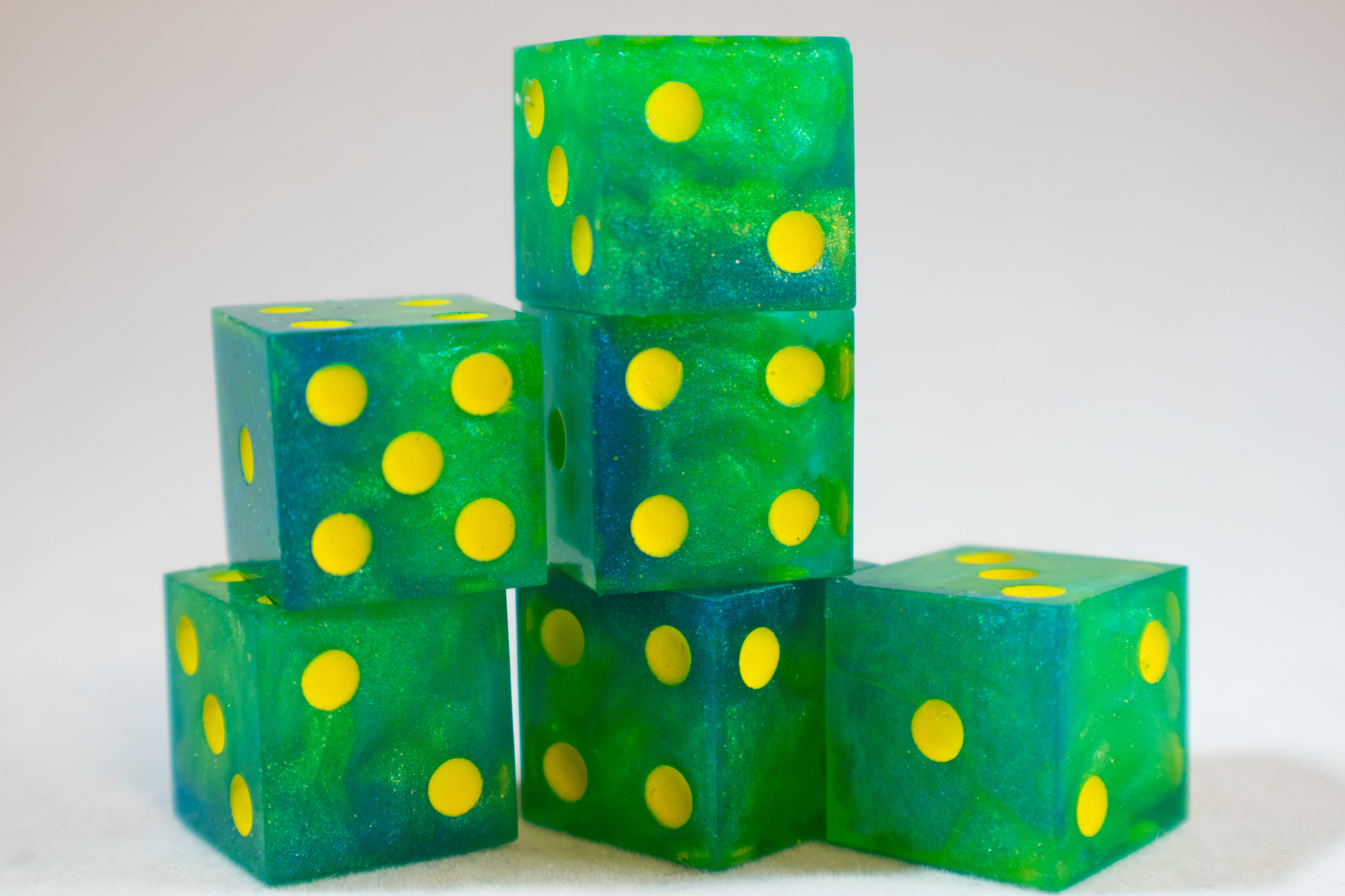 "Unmatched Beauty #3" Pipped 6d6 Set