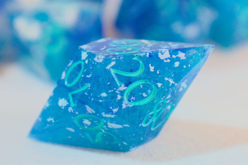 Thumbnail: "Blue Waters" Full Dice Set