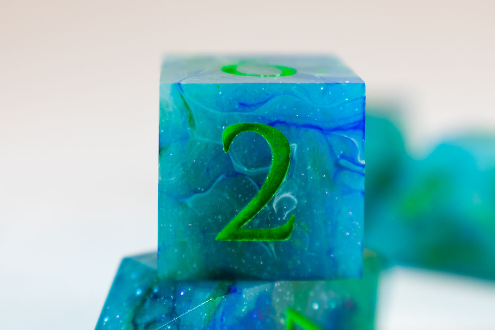 Thumbnail: "Blue Planet" Full Dice Set