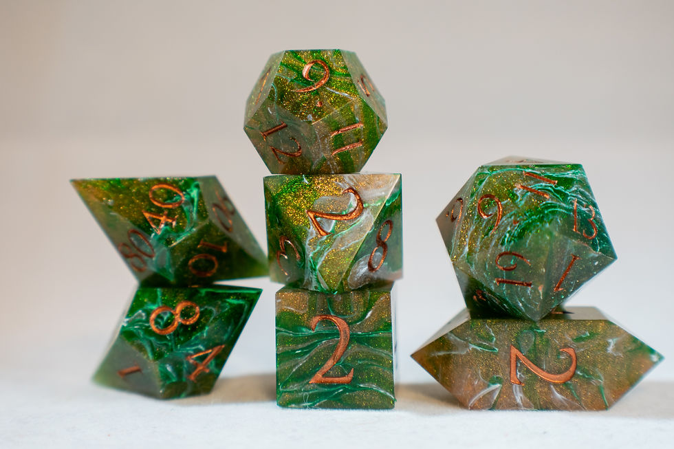 Thumbnail: "Elven Ruins" Full Dice Set