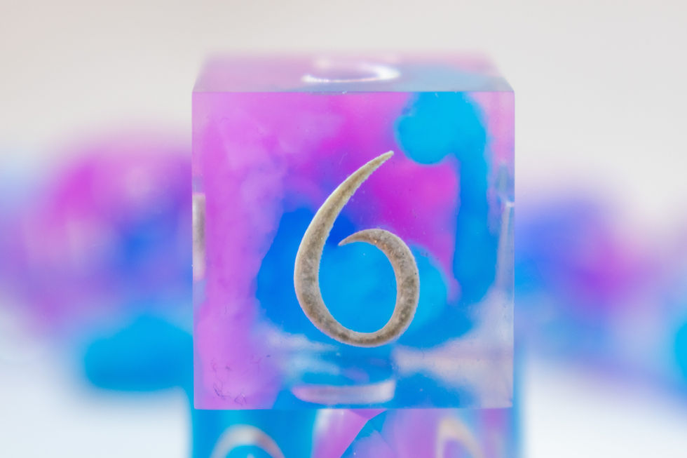 Thumbnail: "Cotton Candy" Full Dice Set