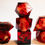 Thumbnail: "Dark Army" Full JUMBO Dice Set