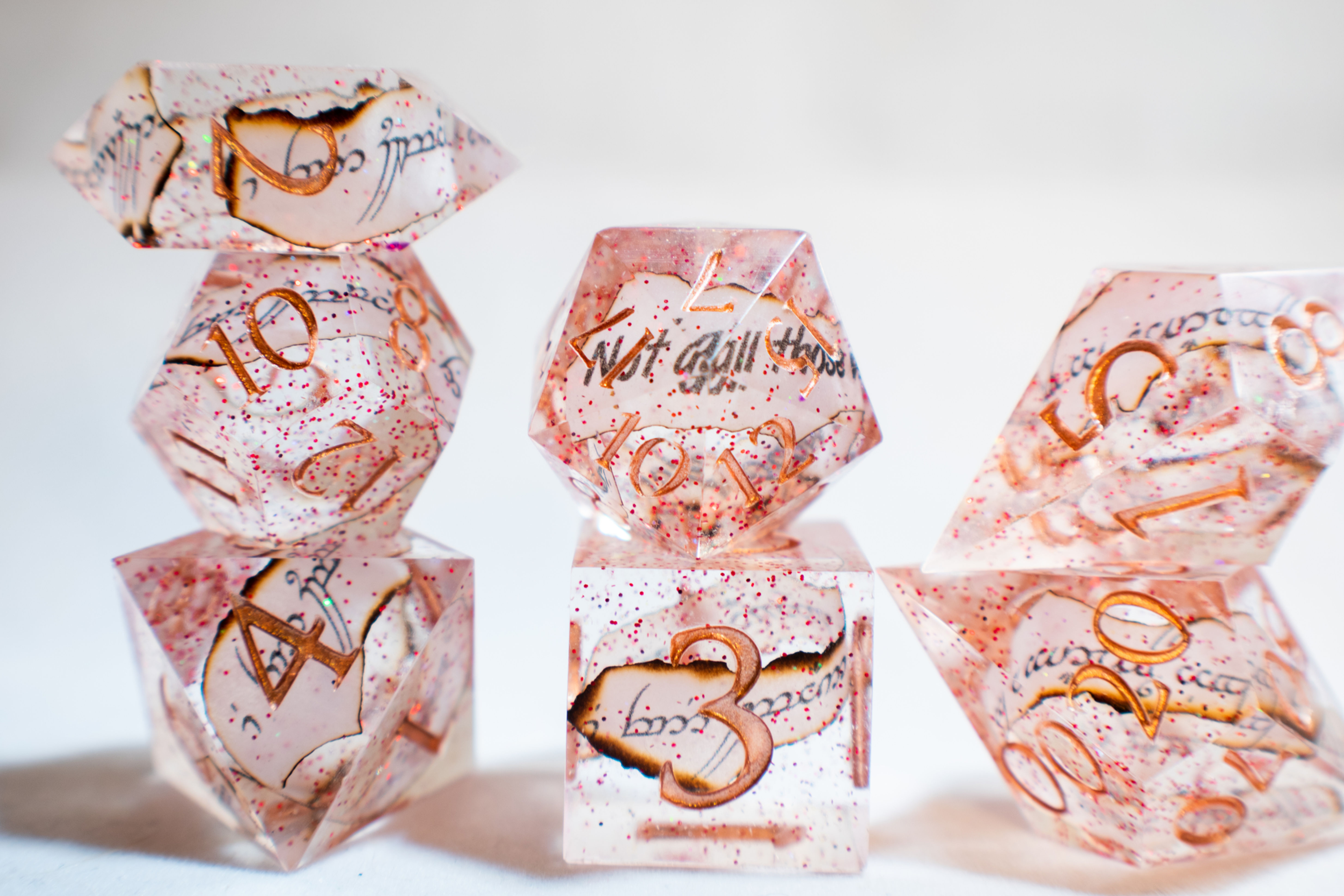 "Those Who Wander" Full JUMBO Dice Set