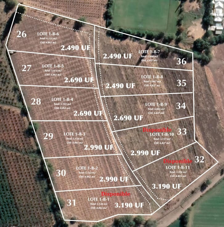 Lotes Disponibles San Guillermo 2