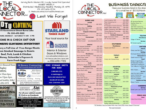 The Local Connector NW: November 4, 2020