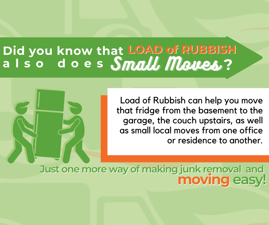 Infographic marketing Load of Rubbish Small moves