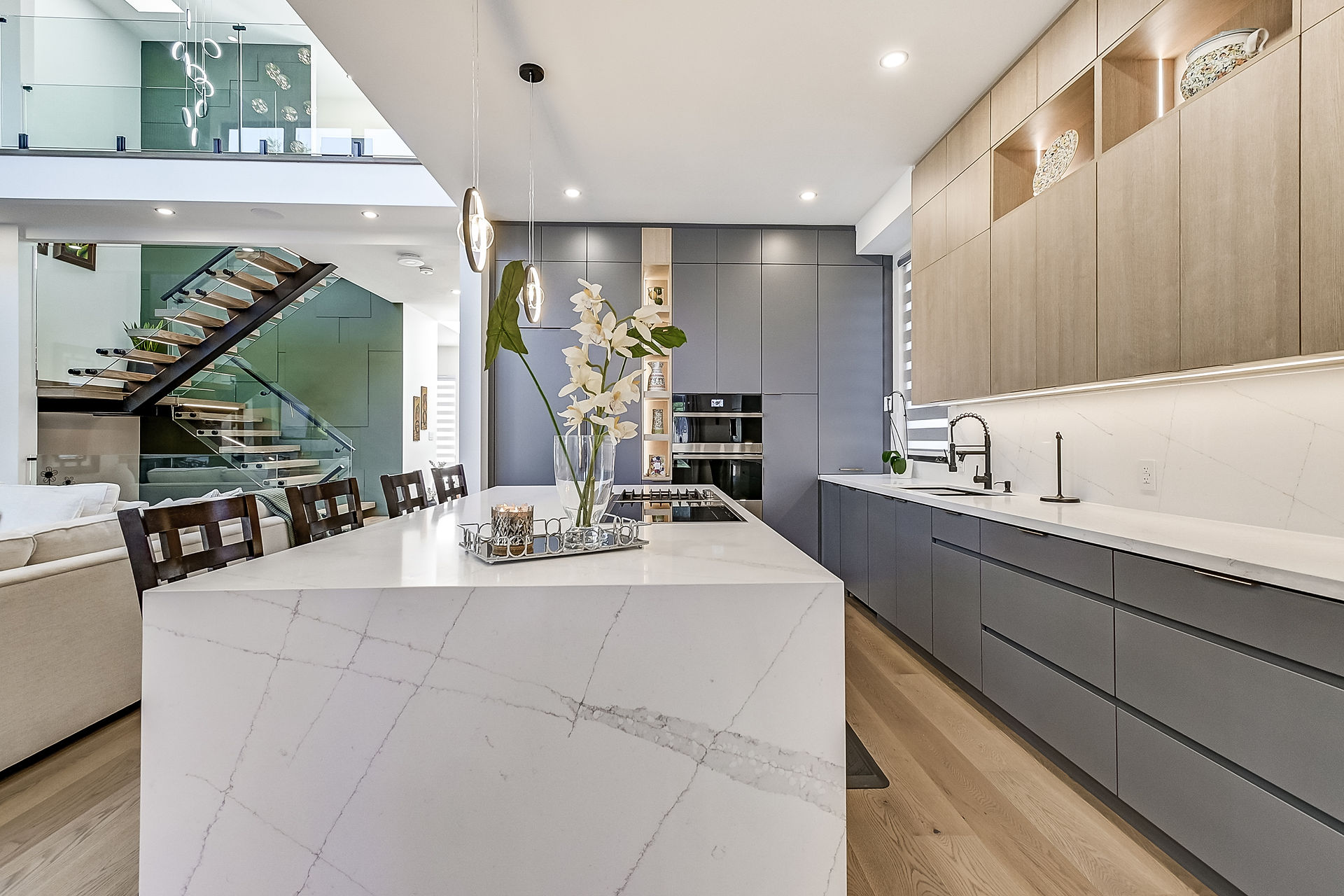 modern kitchen renovation in oakville
