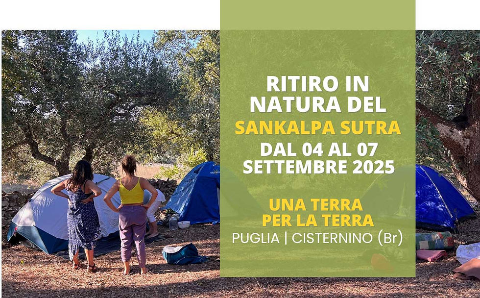 RITIRO IN NATURA DEL SANKALPA SUTRA