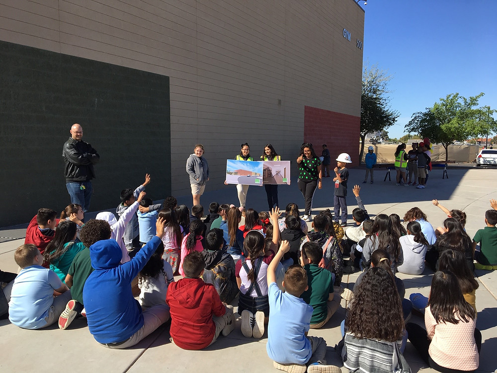 Beam Signing at Arizona Desert Elementary School